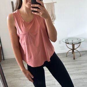 RUNNING ERRANDS POCKET TANK - DUSTY ROSE / Size M-L